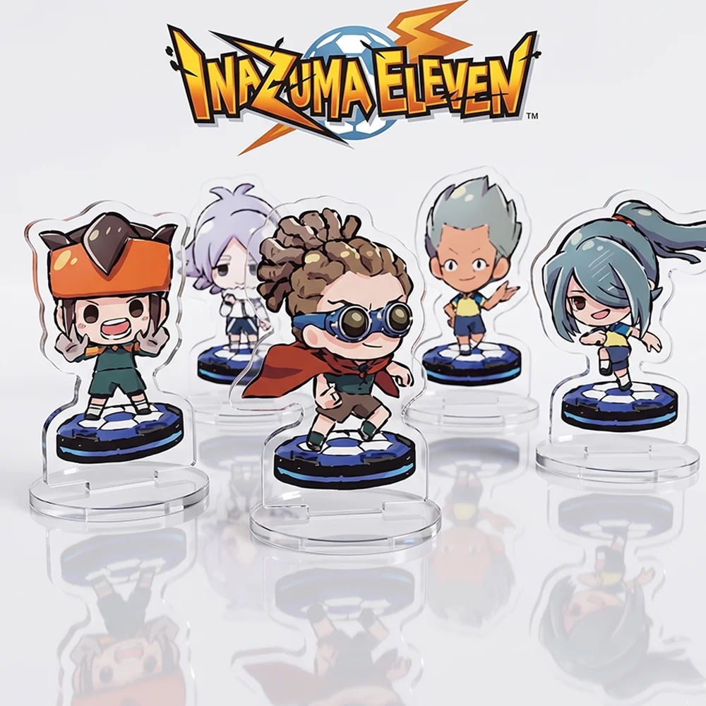 Anime Inazuma Eleven Fubuki Shirou Afuro Terumi Beta Cute Cartoon 10CM Acrylic Stand Keychain Cosplay Desk Decor Collect Gifts