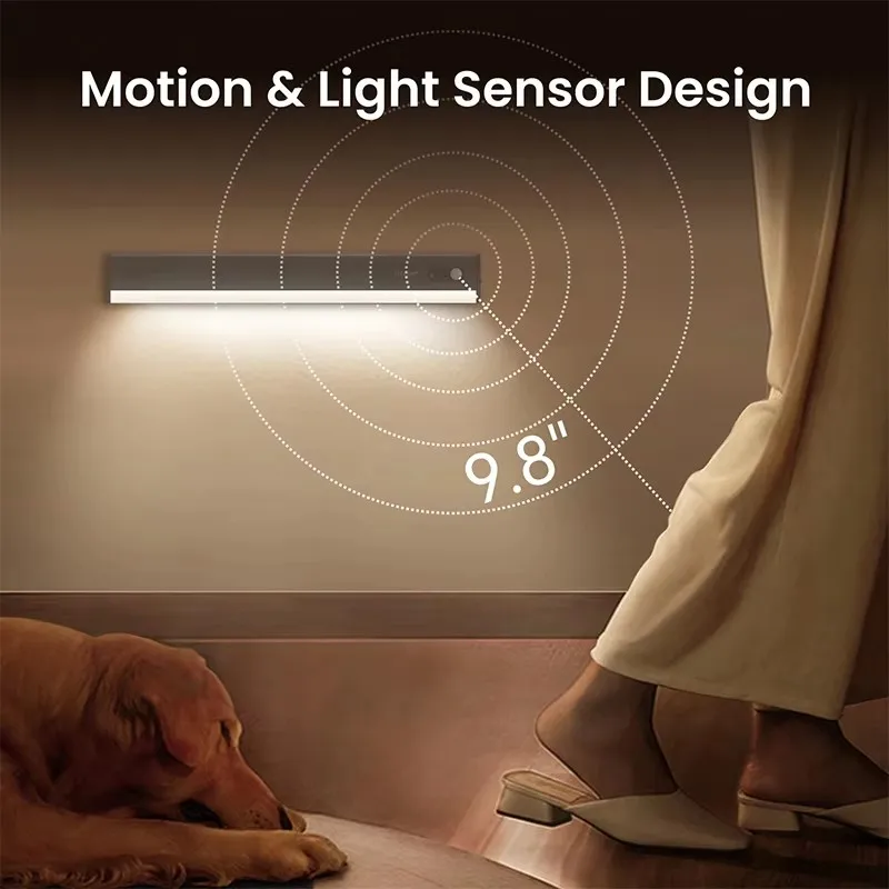 Yeelight رقيقة جدا إضاءة الخزانة A30 A50 الذكية التعريفي قابلة للشحن عكس الضوء محس حركة خزانة الممر مصباح الليل