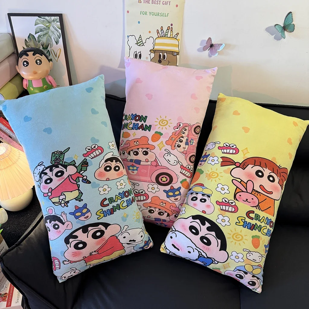 

Удобная подушка с карандашом Шин Чан, обнимающаяся плюшевая подушка в японском стиле с рисунком аниме, моющаяся диван-кровать для девочек