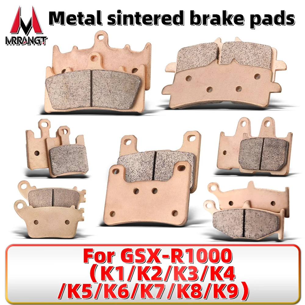 

MRRANGT High-performance Motorcycle sintered metal Brake Pads Set Fits For Suzuki GSX-R1000 GSXR1000 K1 K2 K3 K4 K5 K6 K7 K8 K9
