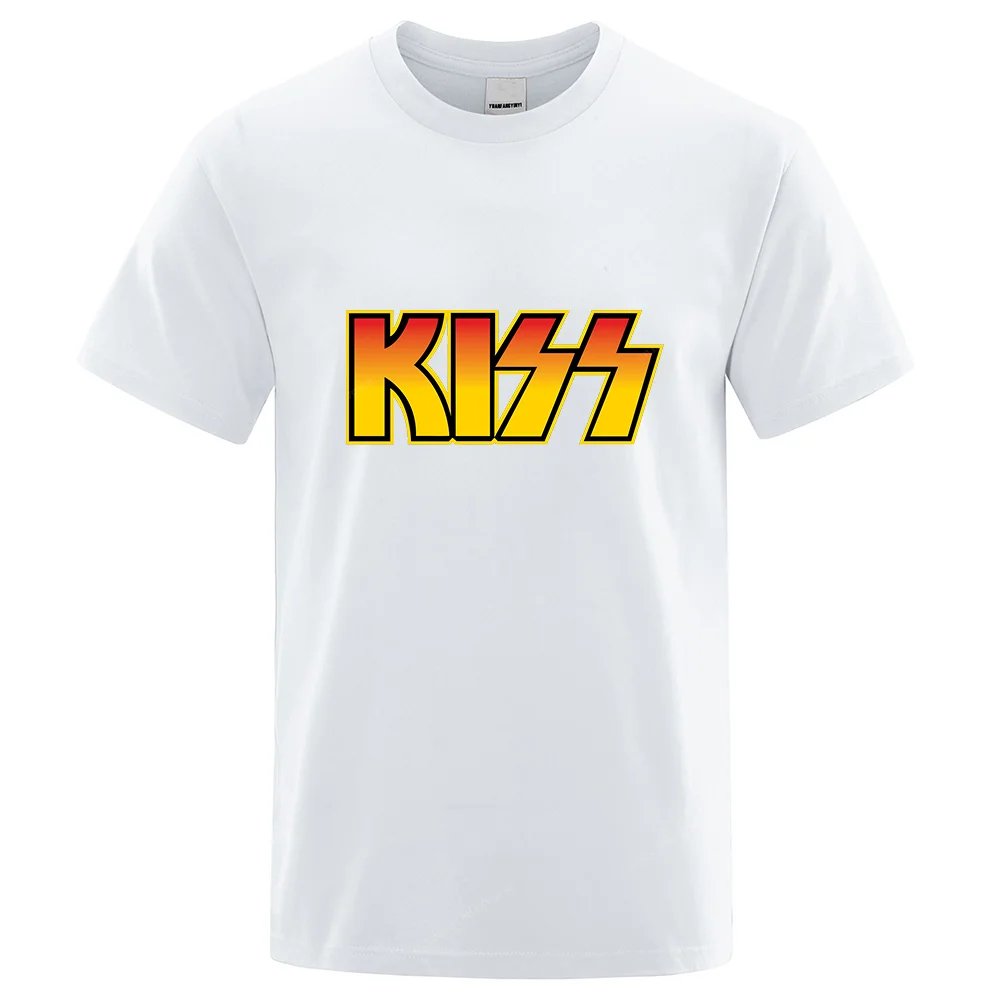 Kiss Rock Band Cotton T Shirt Hip Hop Clothing