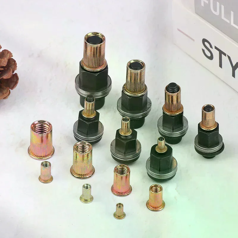 Головки гаек M3-12 в комплекте удобный набор инструментов для ручных заклепок и гаек из 10 предметов, отлично подходит для проектов DIY