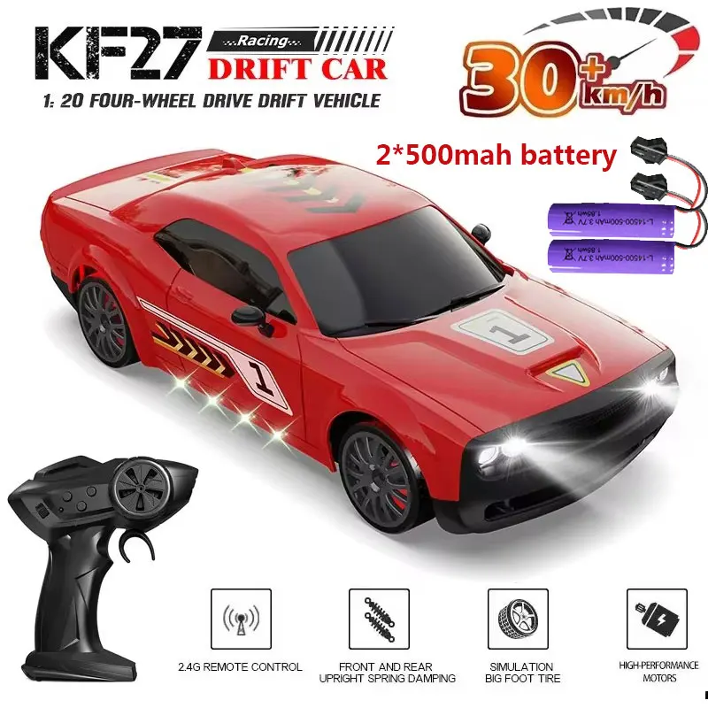 

KF27 1:20 RC Drift Car 30km/h High Speed RC Cars Toys For Adults And Kids Remote Control Cars 2.4G Off Road Monster Truck