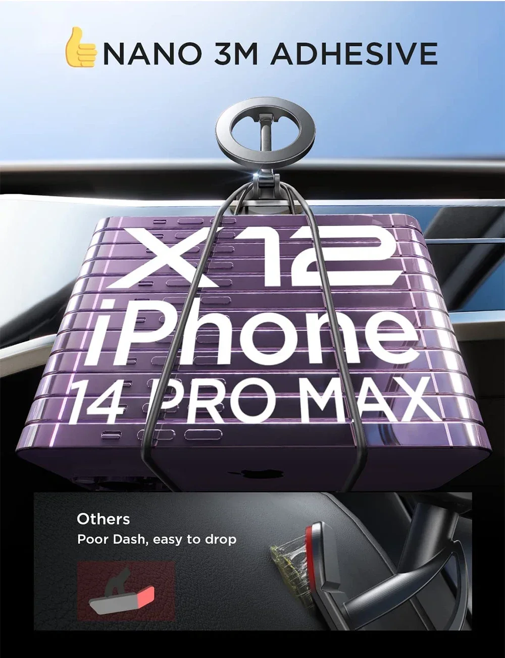 車の携帯電話ホルダー,車の携帯電話ホルダー,iphone 14, 13 pro max,plus,1080