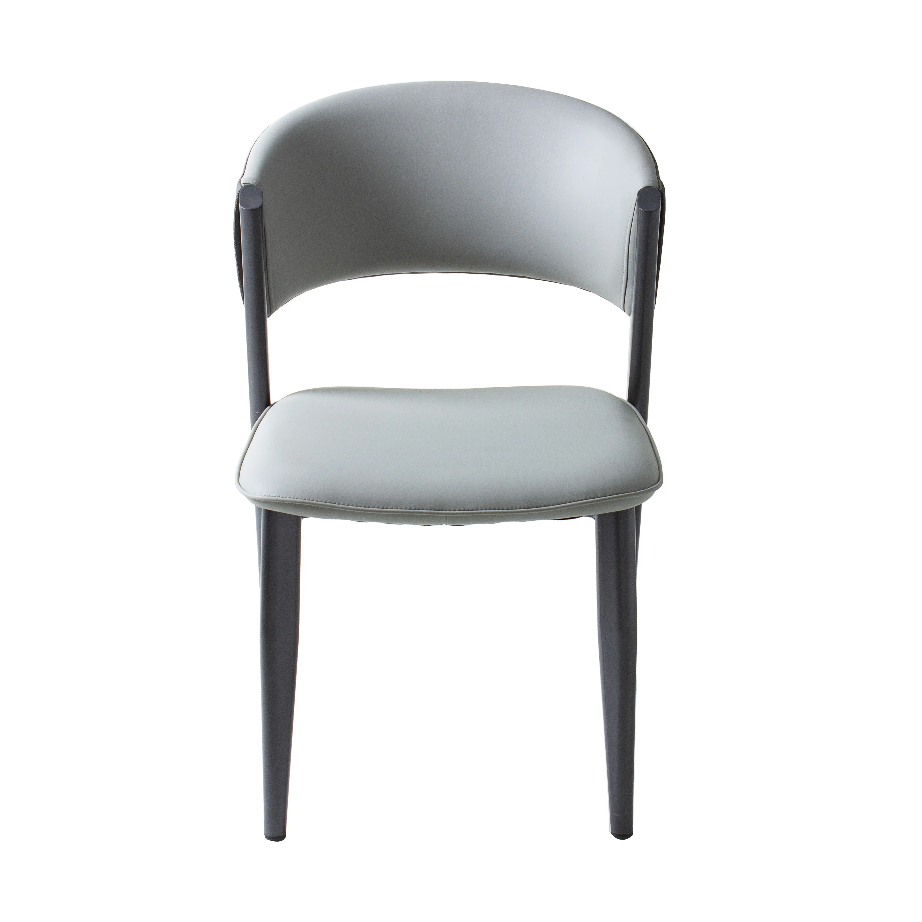 

For French Style Simple Design Hotel Cafe Chairs PU Leather Seat Dining Room Chairs for Restaurant Dinner