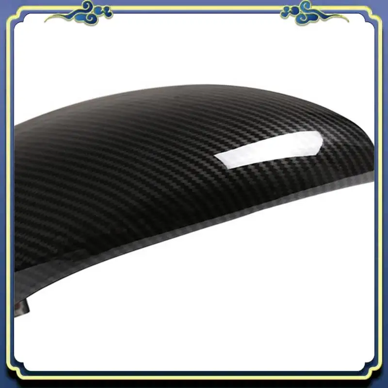 

AU16-Car Side Rearview Mirror Caps Cover Carbon Fiber Style For Alfa Romeo Stelvio 2017-2020