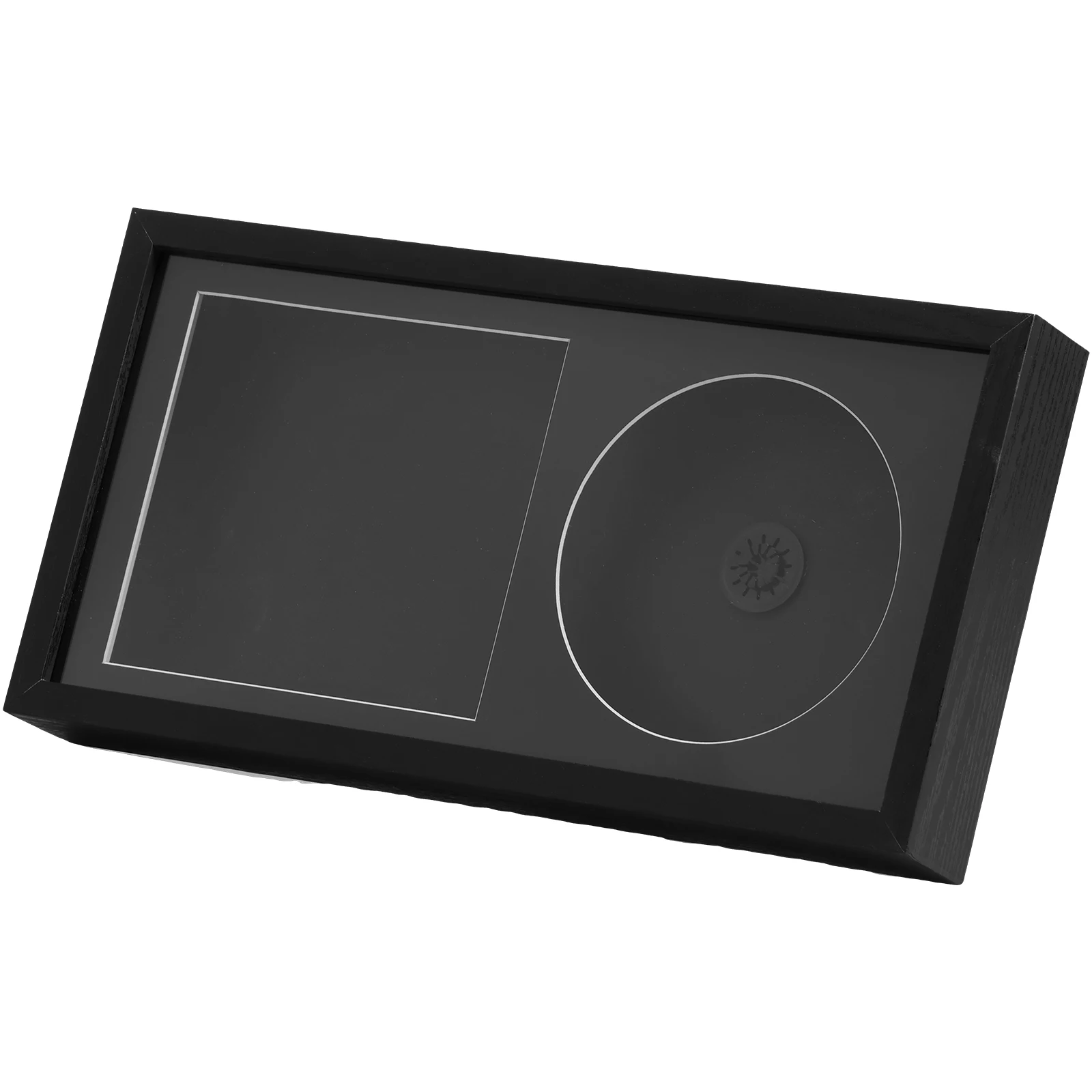 CD Display Frame, Wooden Disc and CD Box with Bracket