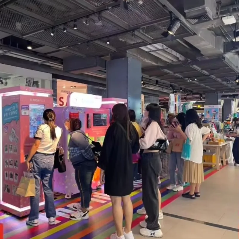 Full Making Coin Operated Popcorn Cotton Machine Commercial Candy Vending Automatic for Sale
