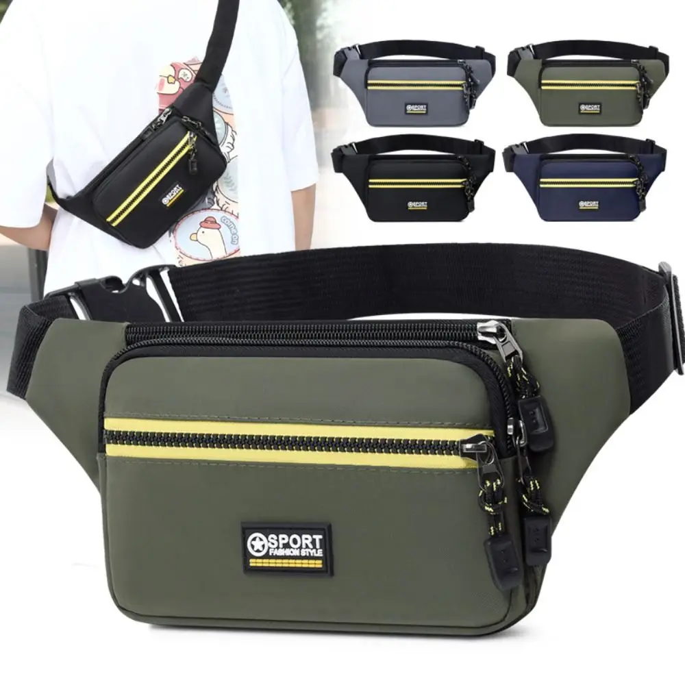 Waterproof Multifunctional Waist Bag Large Capacity Anti Splash Men Crossbdoy Chest Bag Adjustable Anti Theft