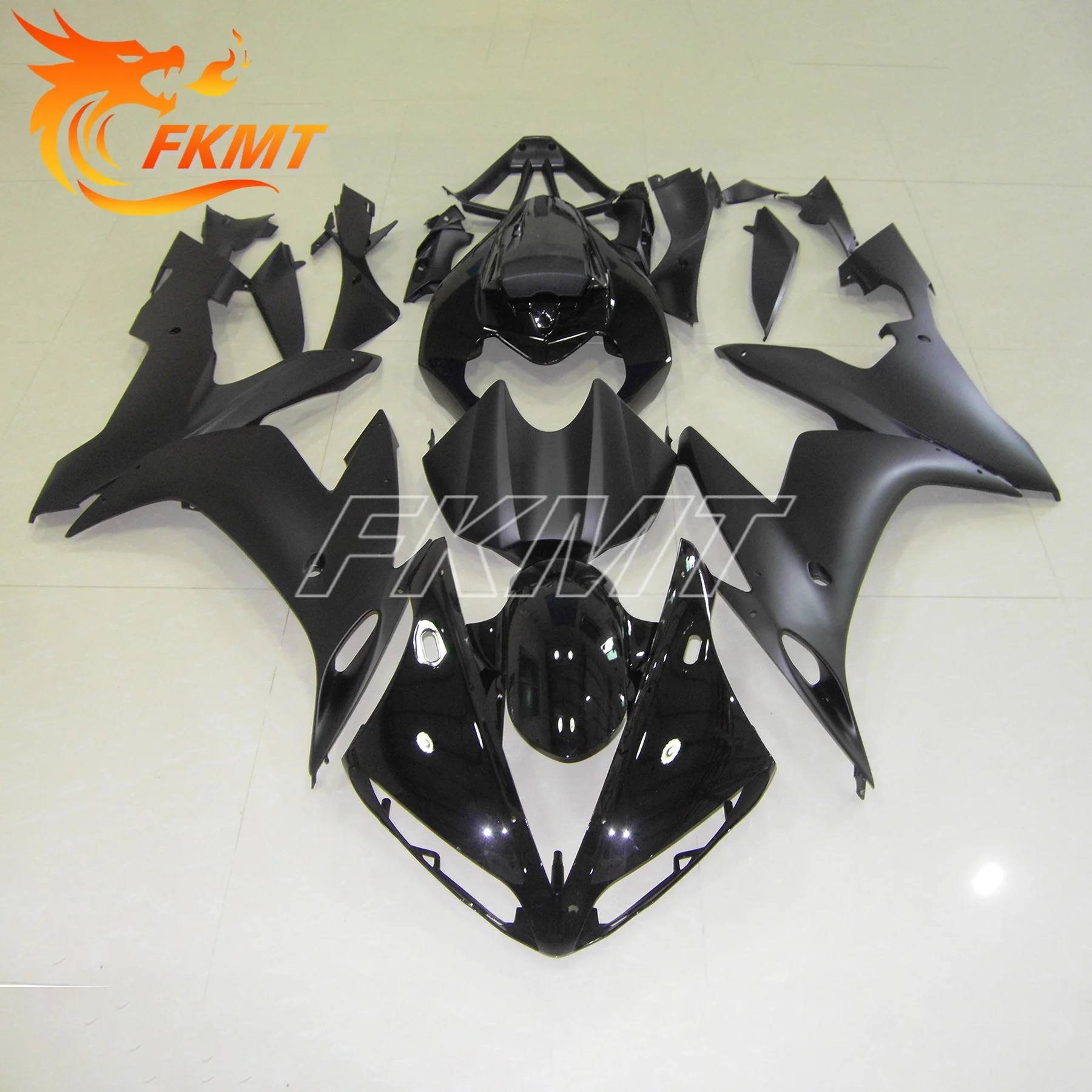 

Motorcycle Fairings Kit for YAMAHA YZFR1 04 05 06 YZF R1 2004 2005 2006 Injection Matte Black Bodywork Set