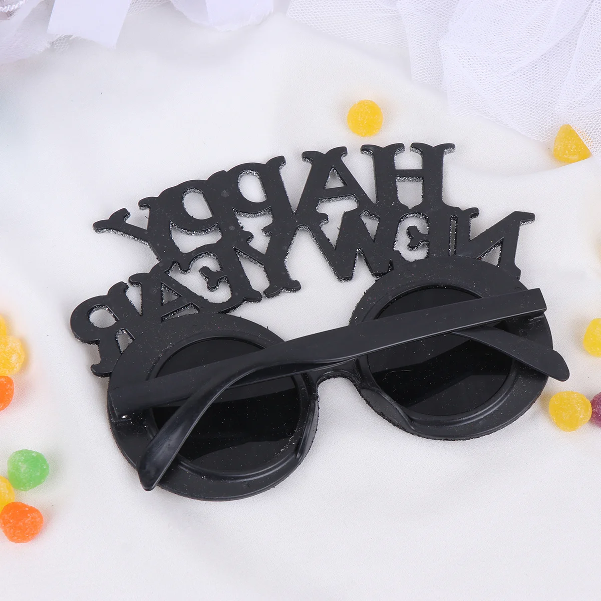 

2Pcs New Year Glasses Glitter Party Photo Prop Costume Spectacles Novelty Eyewear for Celebration Favors New Year Glasses