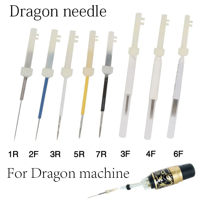 New 50pcs Giant Sun G-8650 Dragon Needles 1R/2R/3R/5R/7R/3F/4F Permanent Makeup Needle for Dragon Machine Tattoo Accesories Tool