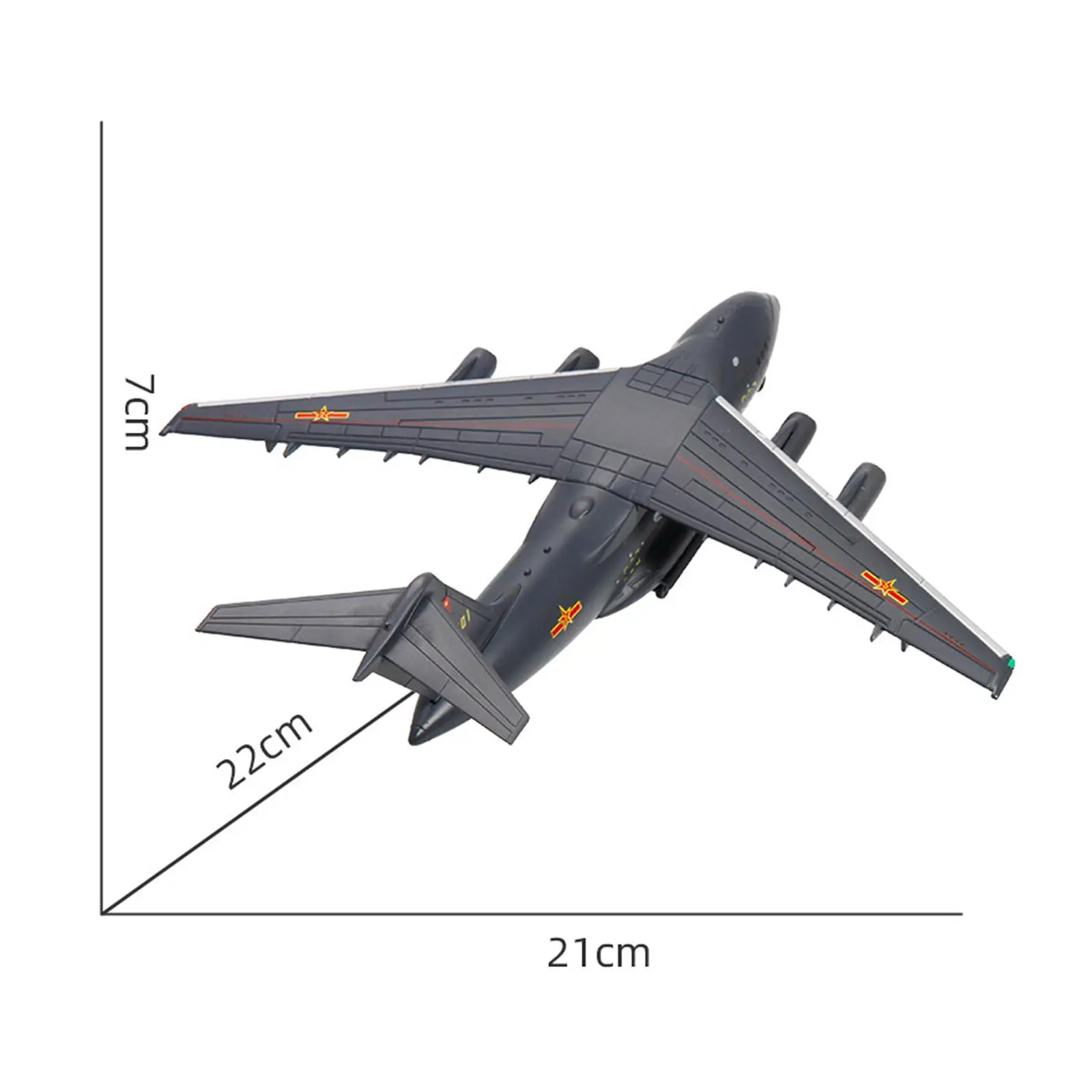 Modelo de avión de transporte 1:200 con Base de exhibición, juguetes en miniatura, regalo de simulación, avión Retro para cafetería, oficina, hogar, estantería, Bar