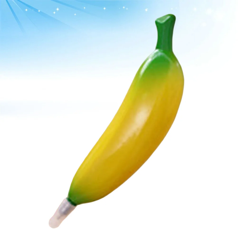 

1Pcs Cartoon Fruit Ballpoint Pen Banana Shape Magnetic Smooth Write Yellow for School Office Home