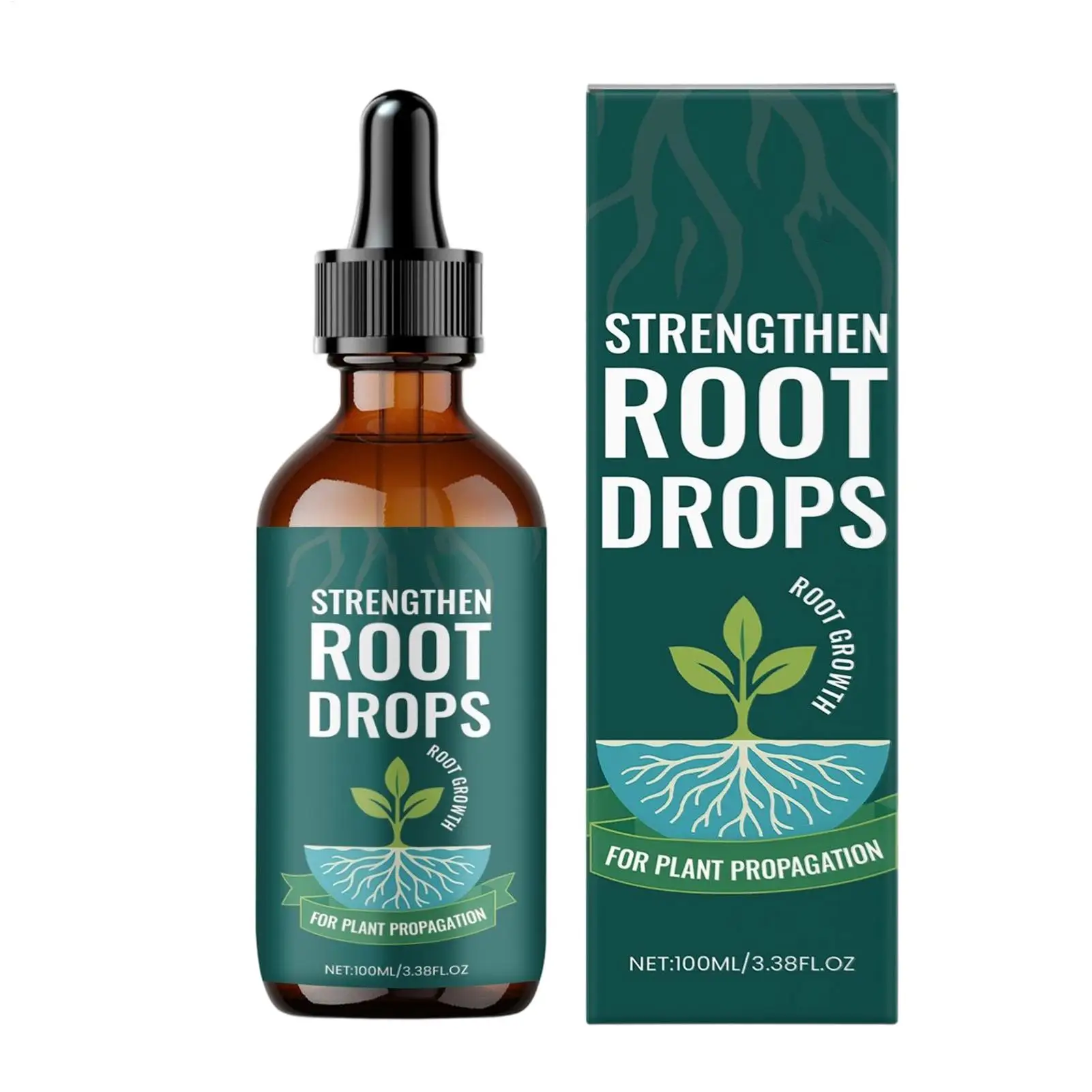 Root Starter for Plant Cuttings 100ml Rooting Liquid Fertilizer Supplement Root Grow for Plants Supplement for Outdoors House