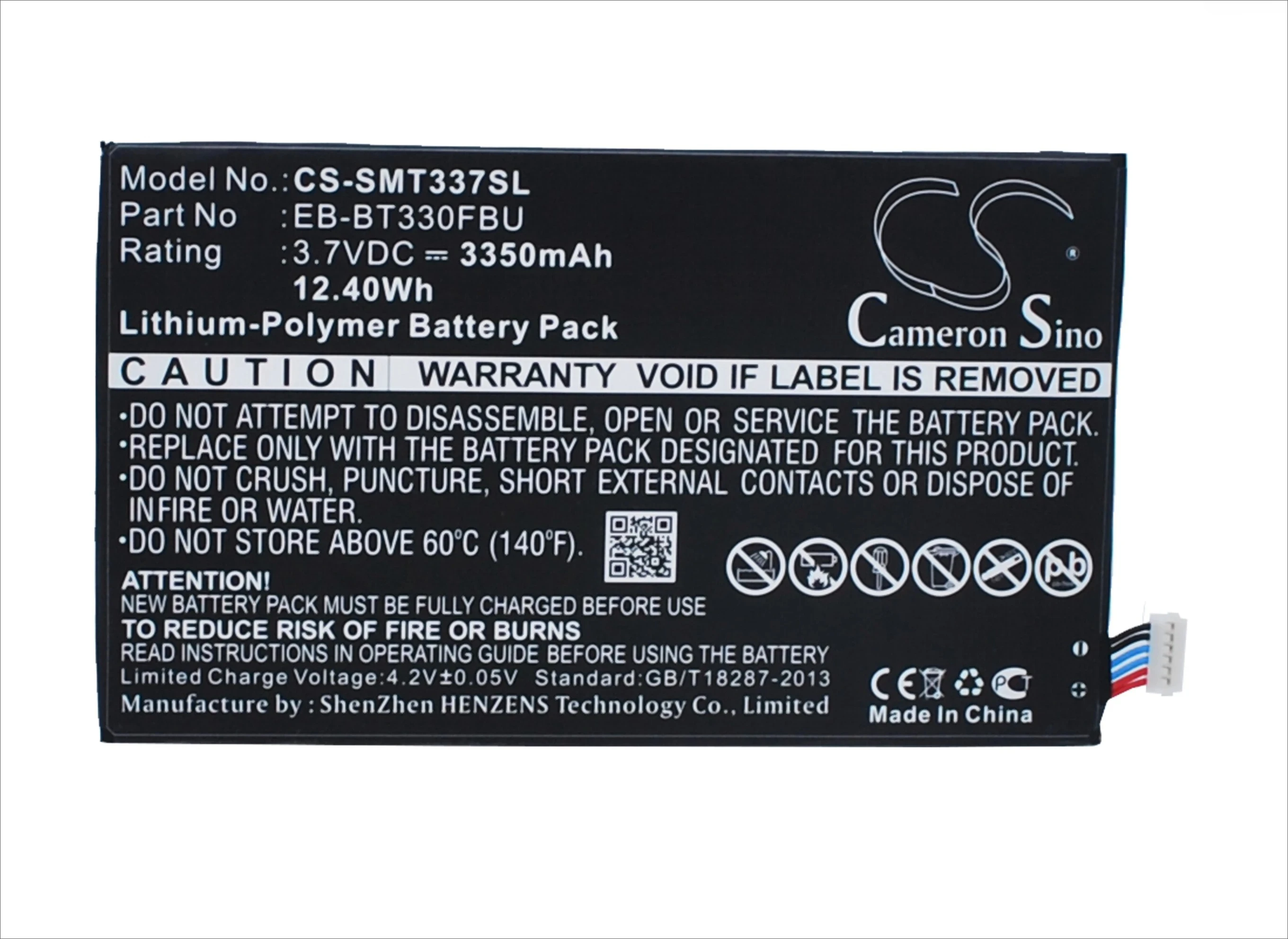 100% NEW 3.7V 3350mAh Tablet Battery EB-BT330FBU for Samsung Galaxy Tab 4 8.0, SM-T330NU, SM-T337A, SM-T337T, SM-T337V