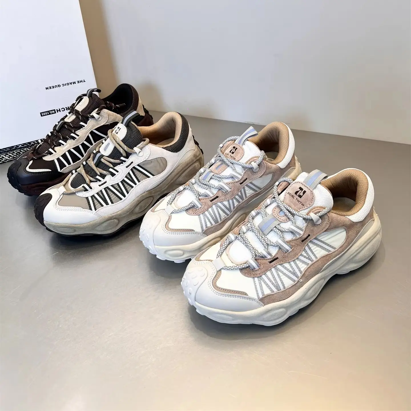 SGIRL TWTW Professional Outdoor Sport Shoes Trail Running Shoes Women Anti-Slip Athletic Shoes Brand Quality Luxury Sneakers