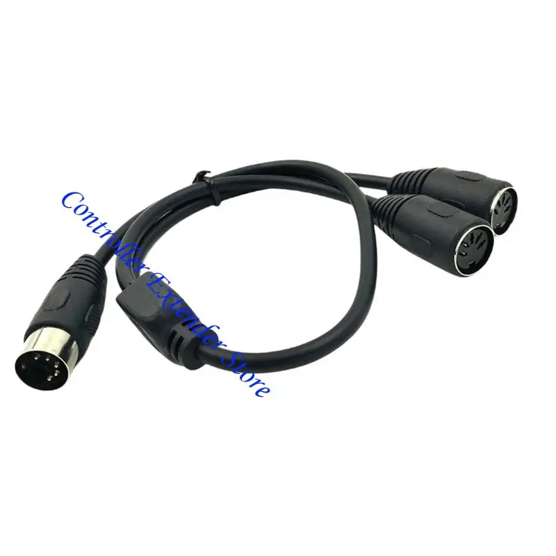 N84B 5 พินชายสองเท่า DIN 5PIN Extension Cord สำหรับสเตอริโอมืออาชีพ