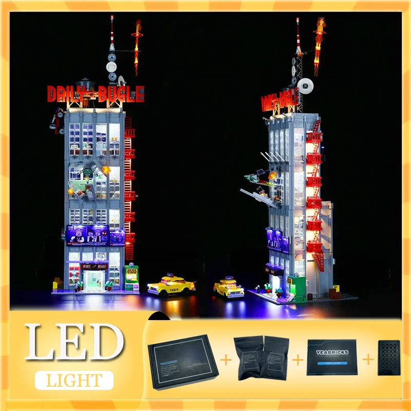 مجموعة إضاءة LED DIY لـ LEGO 76178 المتوافقة مع البوق اليومي 78008 هدية لبنة البناء (ضوء LED فقط، بدون نموذج كتل)