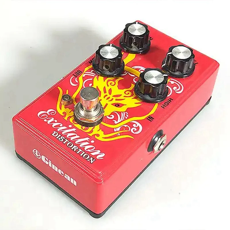 Electric Guitar Effect British Distortion Effect Pedal Built-In FET Transistor,Distortion Tone Guitar Pedal