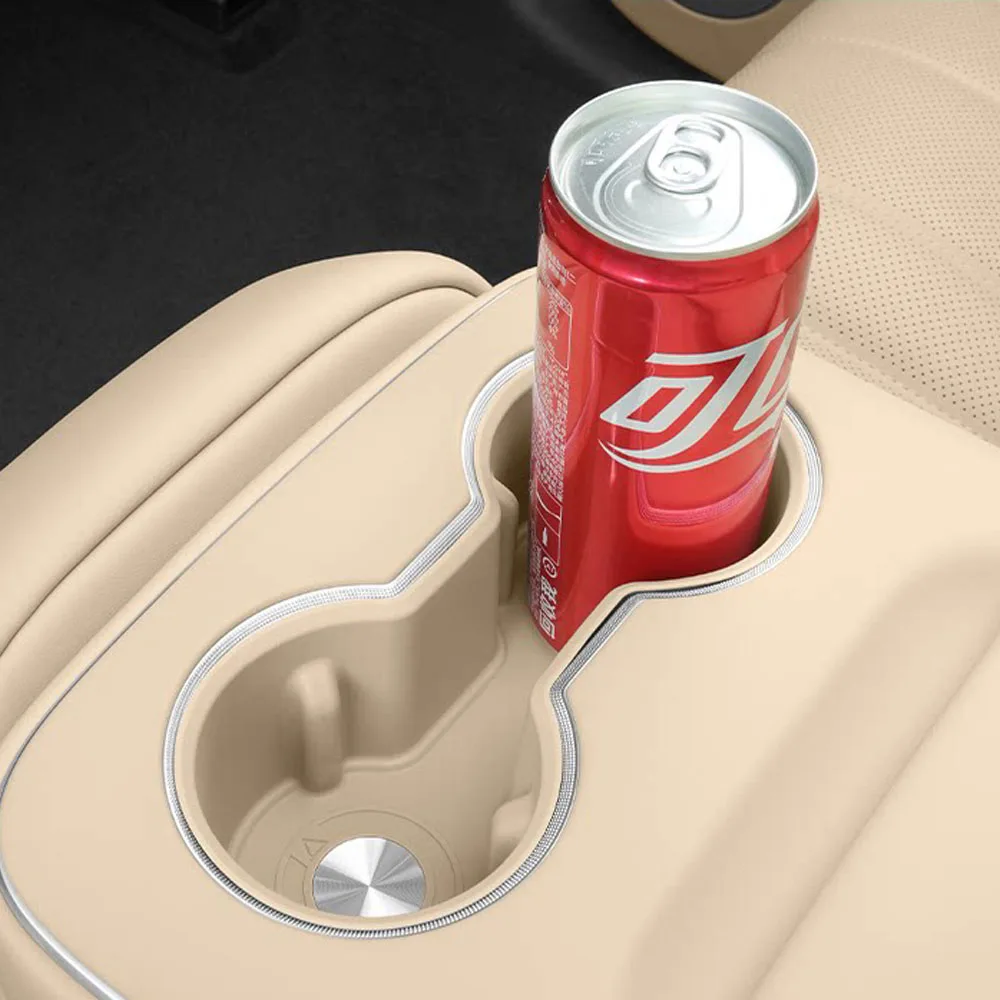 Rear Armrest Box Water Cup Pad Interior Modification Supplies For New AITO M7 M8 2026 Five Seater Version Silicone Storage Box