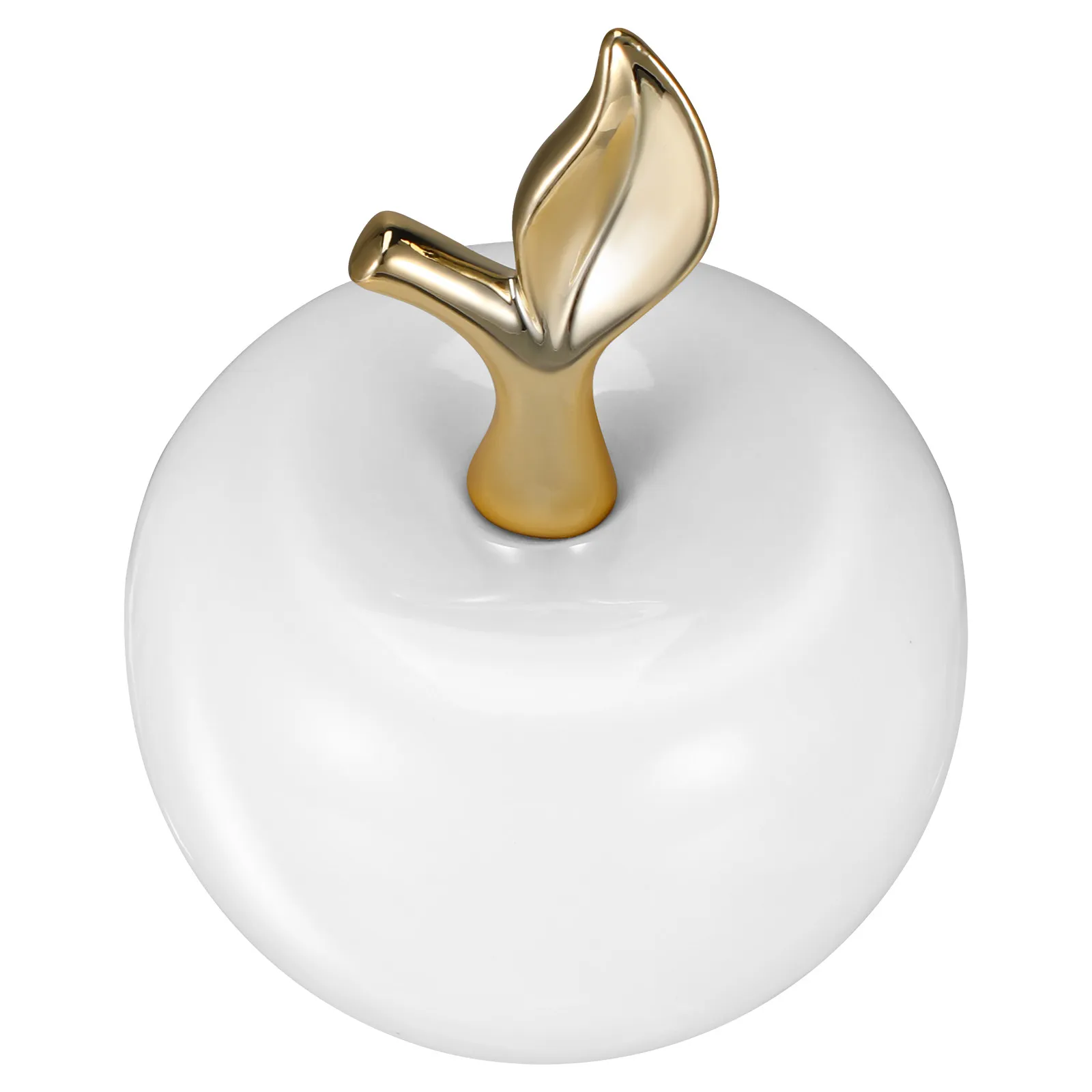 

Креативная скульптура яблока: Изысканная керамическая фигурка фрукта для декора комнаты, аксессуар для стола, идея подарка на Рождество/вечеринку