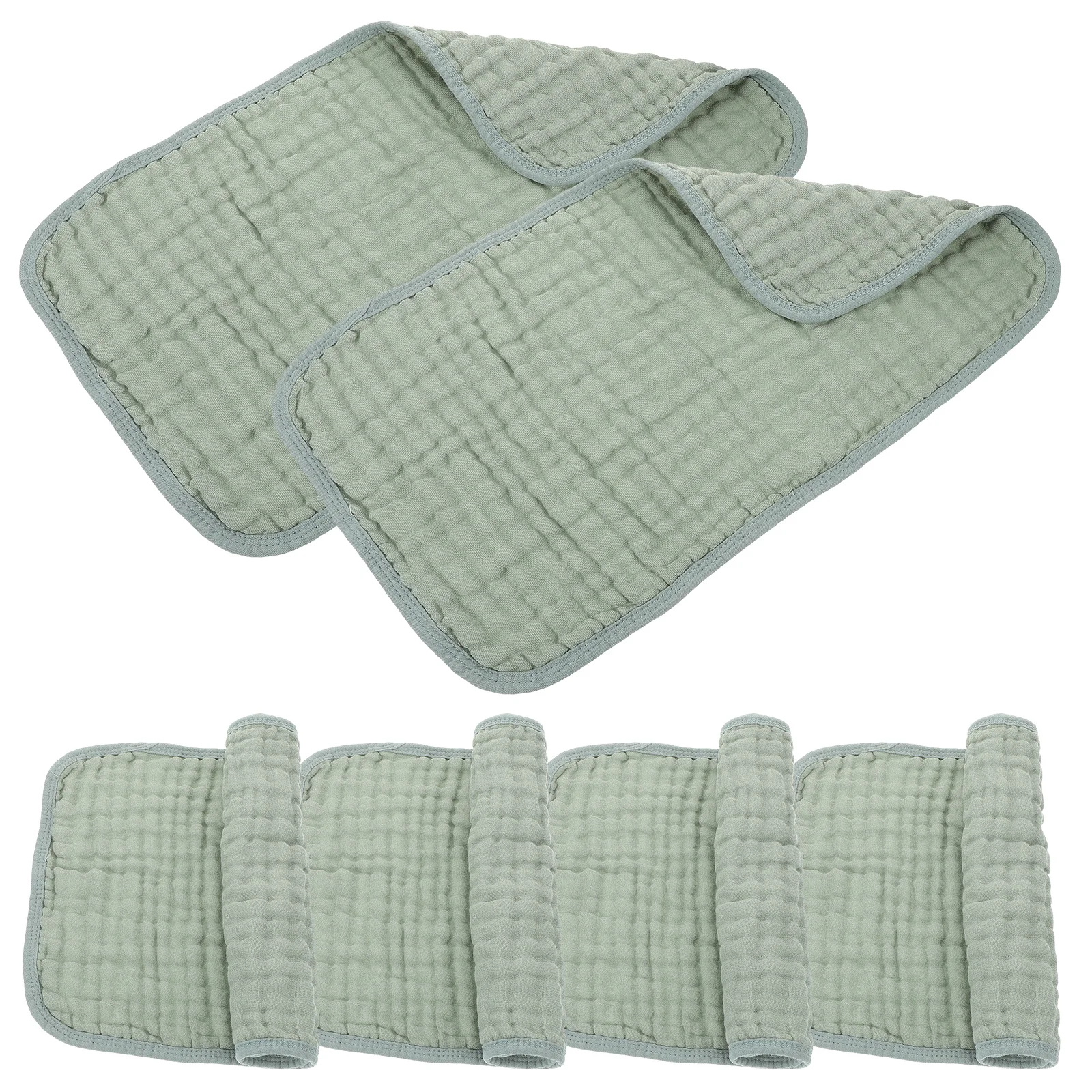 6Pcs Baby Towels Cotton Newborn Washcloths Burp Cloths Absorbent Soft Face Towel for Infants Baby Towels Girls