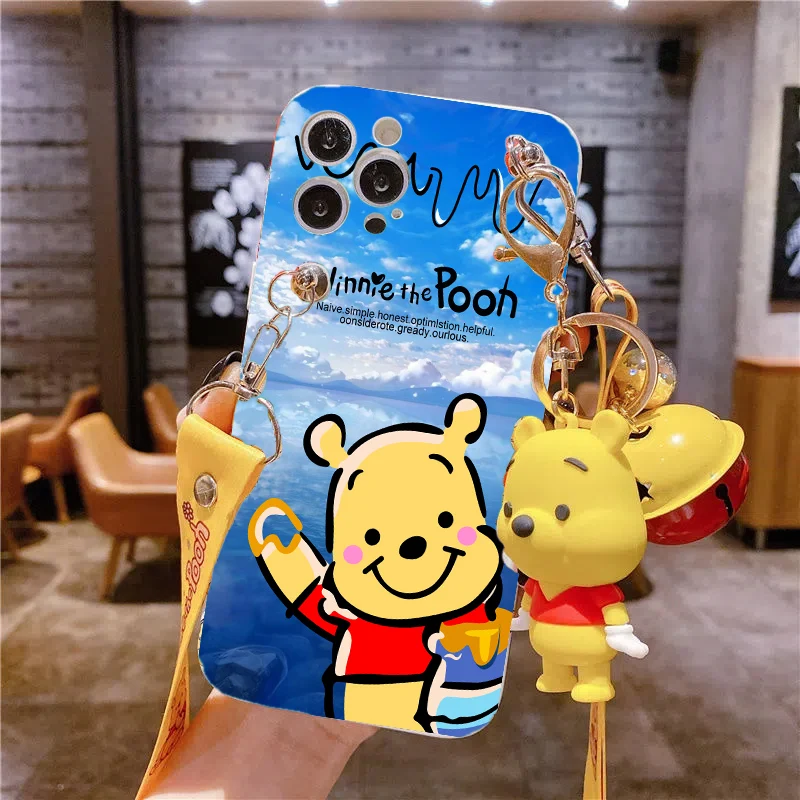 Winnie Bear Cartoon Tpu Case For Vivo Y22 Y20 Y35 Y02 Y20i Y11 Y02S Y95 Y12 Y16 Y17 Y15S Y31 Y33 Y51 V21 V21E Y01 S1 Y36 Cover