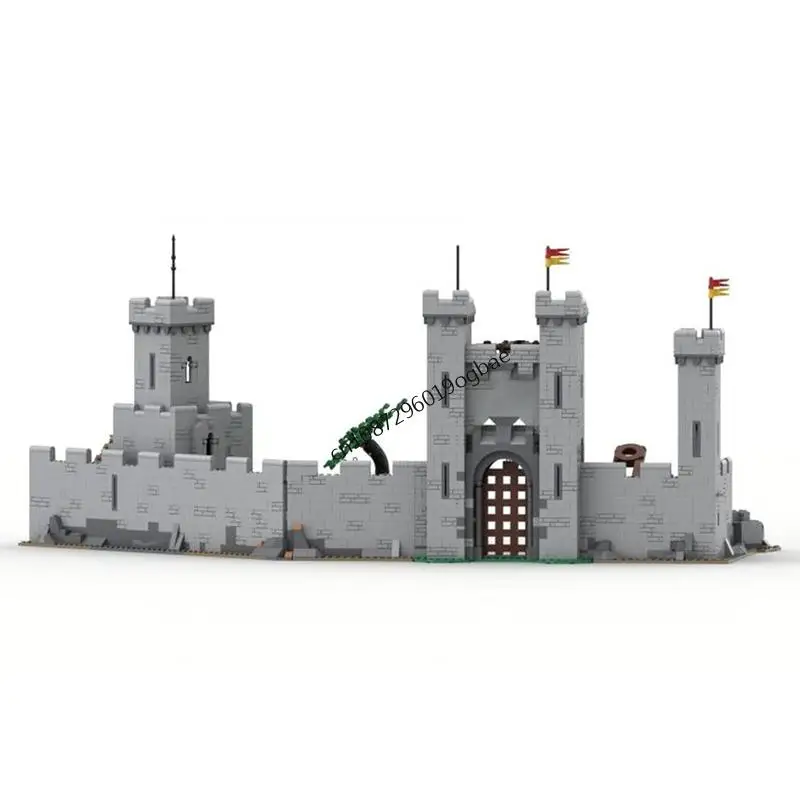 

New 3209Pcs Moc European Medieval Street View Town Walls Castle Model Diy Creative Ideas Child Toy Birthday Gift Building Blocks