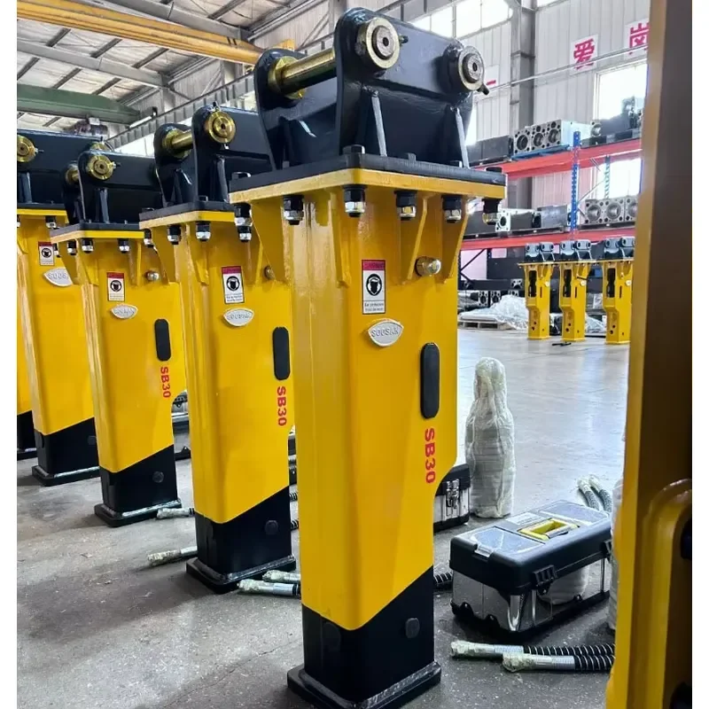 SB30 Box Type Foundation Demolition Equipment Hydraulic Hammer Breaker for 2.5-4.5 Ton R28 HX30A Excavator Attachments