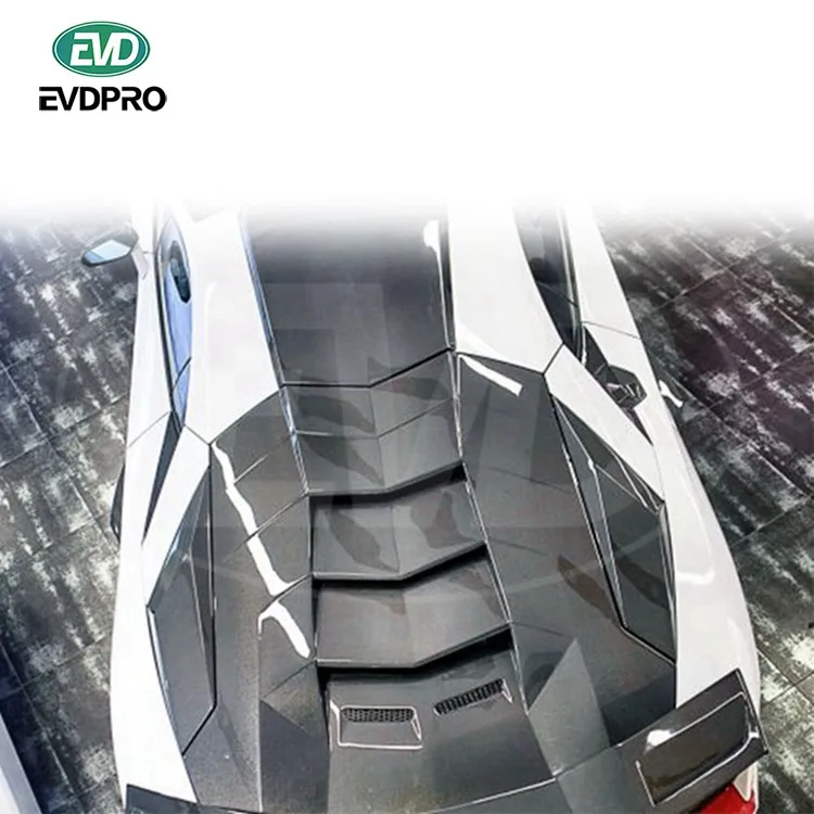 For Lamborghini Aventador Lp700-4 Lp720 Lp750 2011-2015 Evd Style Carbon Fiber Engine Cover Hood