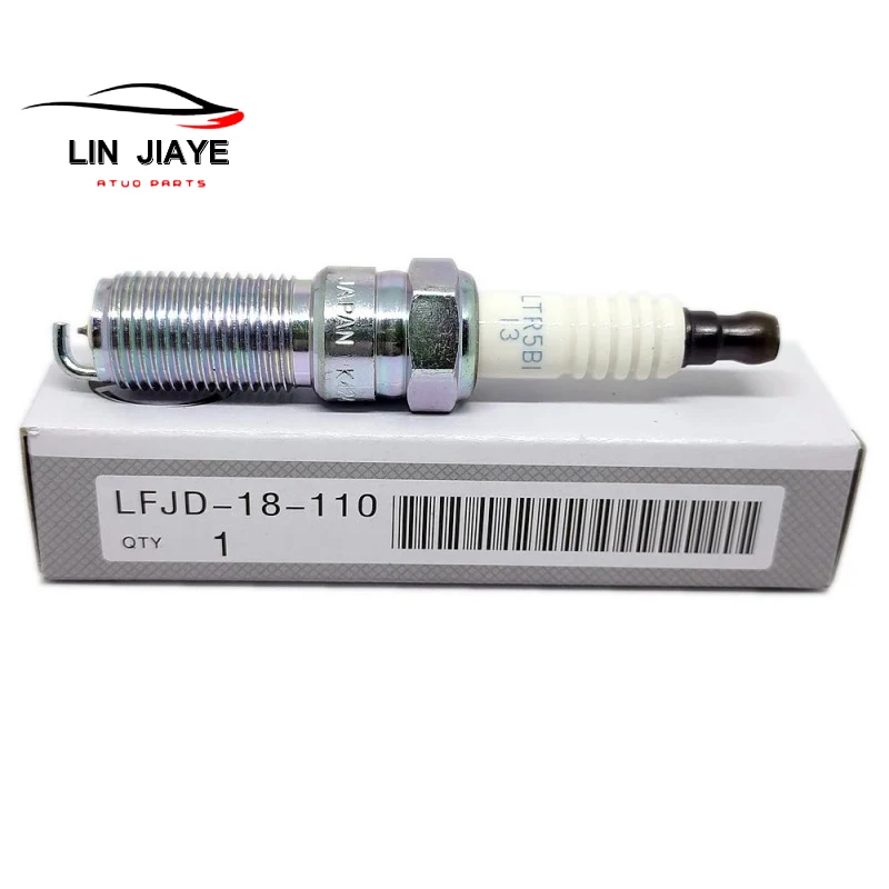 New LFJD-18-110 LTR5BI13 Iridium Spark Plug For Mazda 3 5 6 CX-7 Tribute 2.0L 2.3L 2.5L LFJD18110 LTR5BI-13 90083 LFJD 18 110