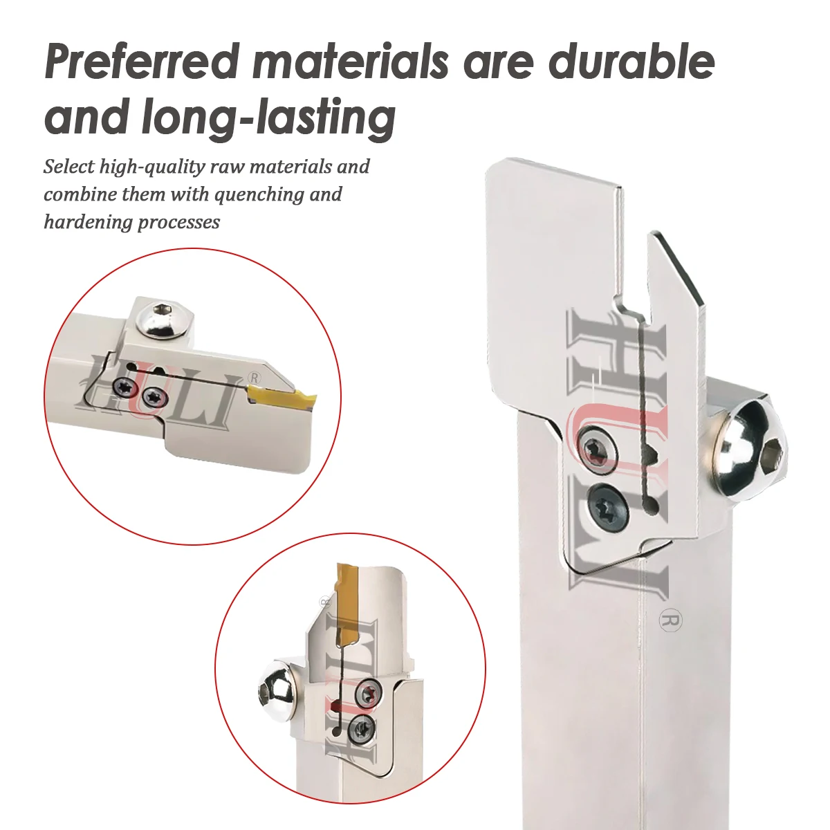 AFQCR/AFQCL1616/2020/2525/3232 CNC Slotting Tool Holder MGMN20/36H-3T10R Combined Slotting Tool Holder Interchangeable Tool Head