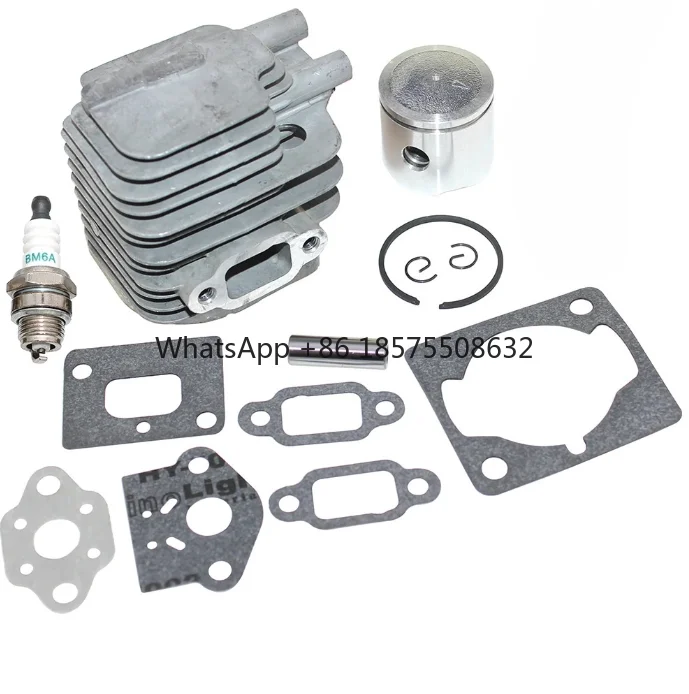 Kit de Cilindro y Pistón para Echo SRM-210SB SRM-210U SRM-211 SRM-211i SRM-211SB SRM-211U SRM-2120 SRM-2120 SRM-225 SRM-225i/S/U/SB