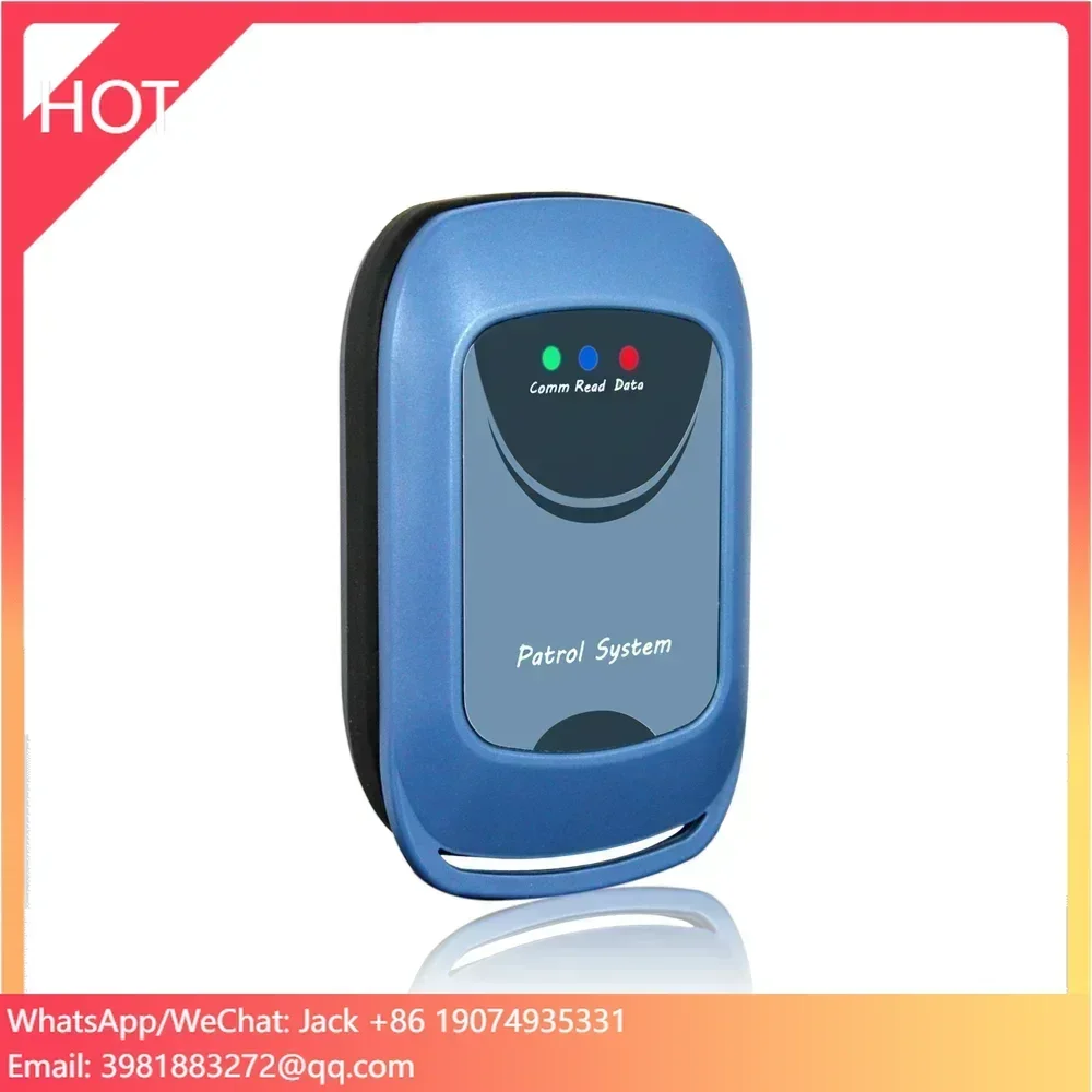 Mini type real-time patrol system LCD Display card reading Security Guard Tour Patrol System software  for management.