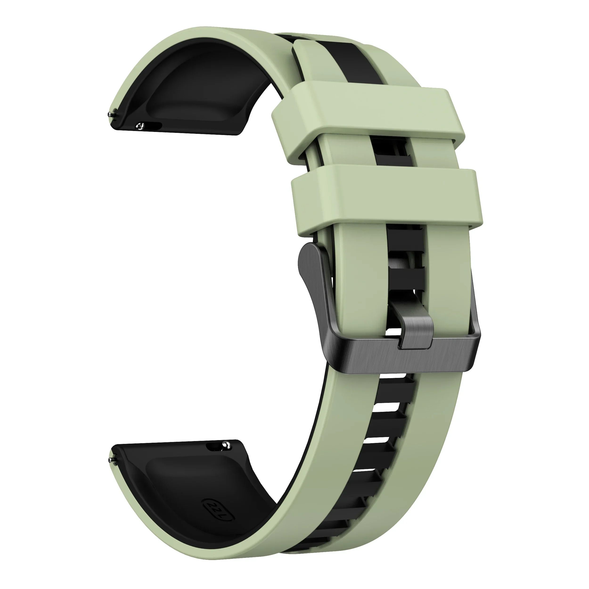 Silicone Strap 20mm 22mm For Amazfit Bip 3 3Pro GTR 2 3 4 GTS 2e 3 4 4mini HUAWEI WATCH GT 4/3/2 Samsung Galaxy Watch watchband