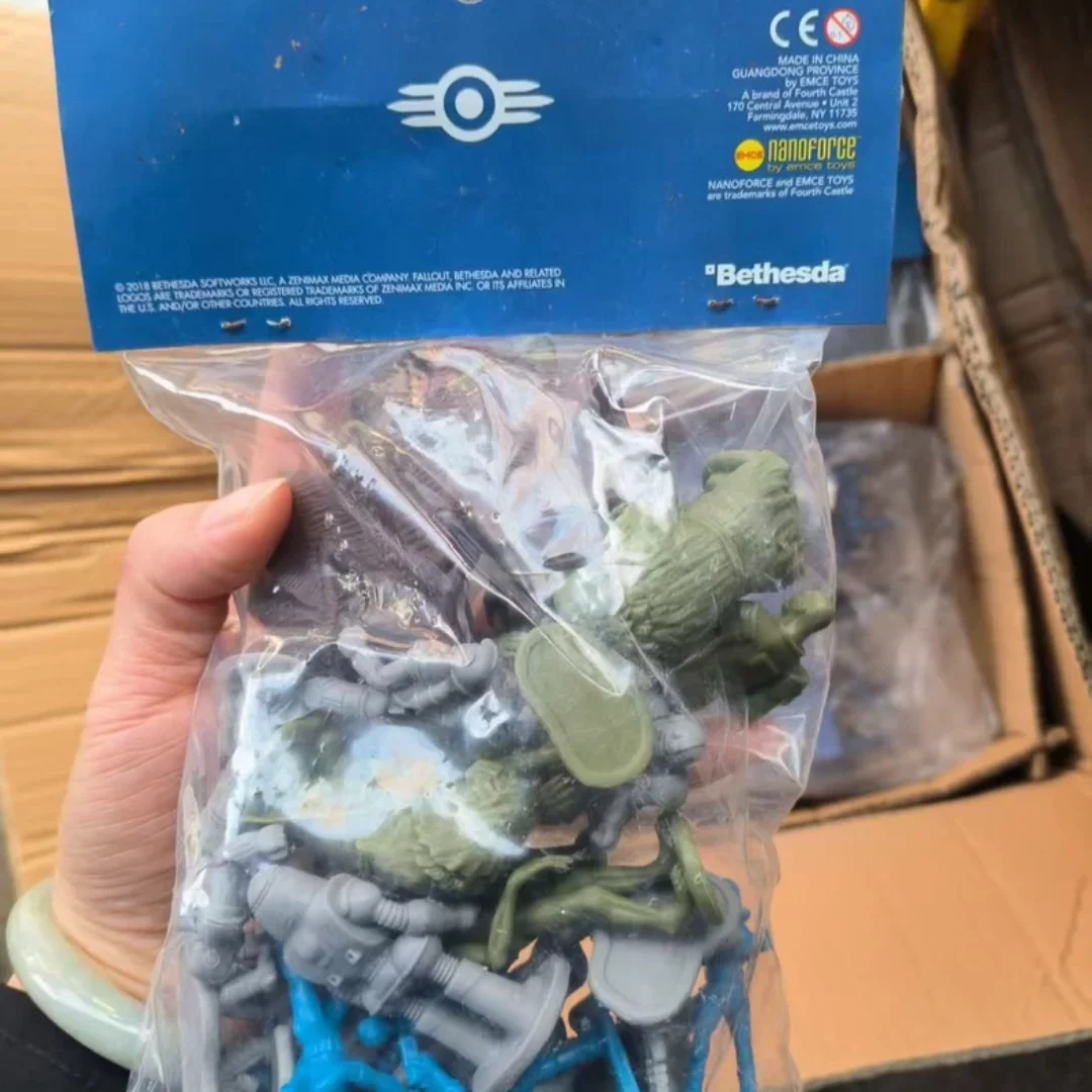 تماثيل إصدار Power Armor 76 الأصلية - تماثيل شطرنج جامعي مكونة من 24 قطعة، ديكور صغير مستورد جديد تمامًا #4