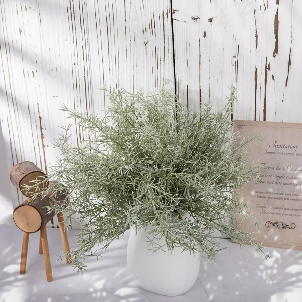 Realistic Artificial Rosemary Plants DIY Colorfast Eucalyptus Breath Handmade Artificial Flowers Wedding Decoration