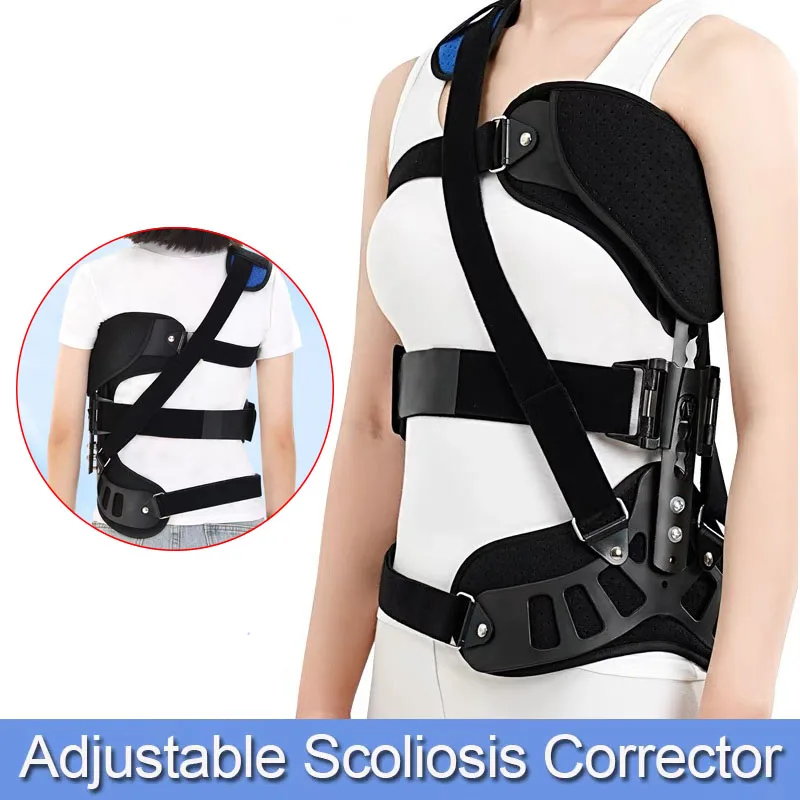 

1Pcs Adjustable Spinal Auxiliary Orthosis-Scoliosis Brace Posture Corrector Treatment-For Back Postoperative Recovery Adults