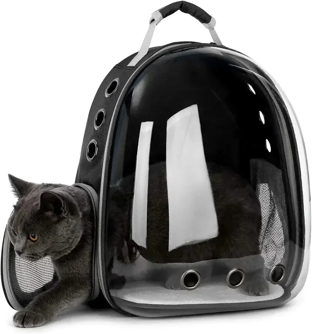 

Cat Pet Carrier Backpack Breathable Bag Pet Cat Carrier Transparent Capsule Bubble For Animal Puppy Bird Hiking Camping Travel