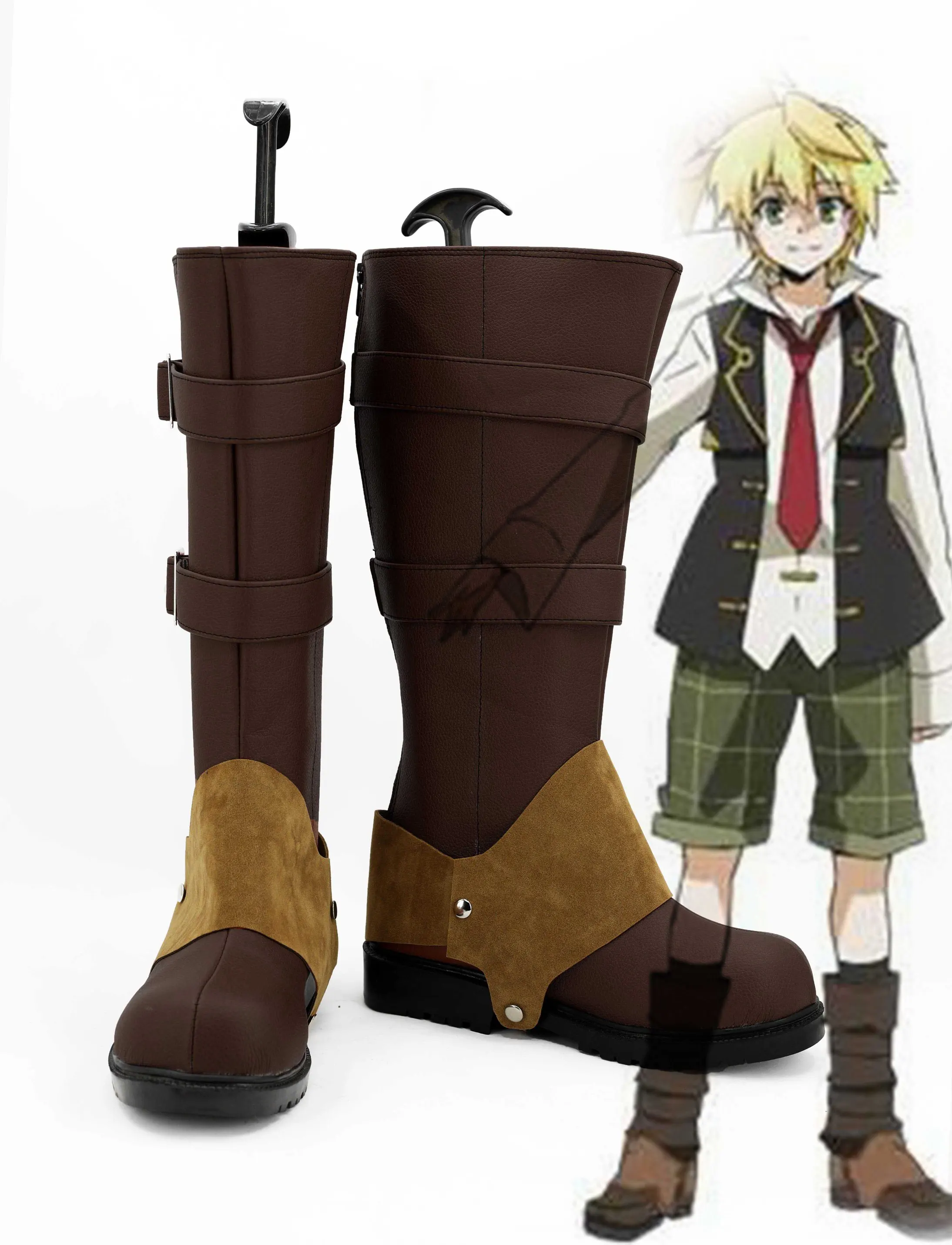 

Pandora Hearts Oz Vessalius Cosplay Costume Shoes Boots