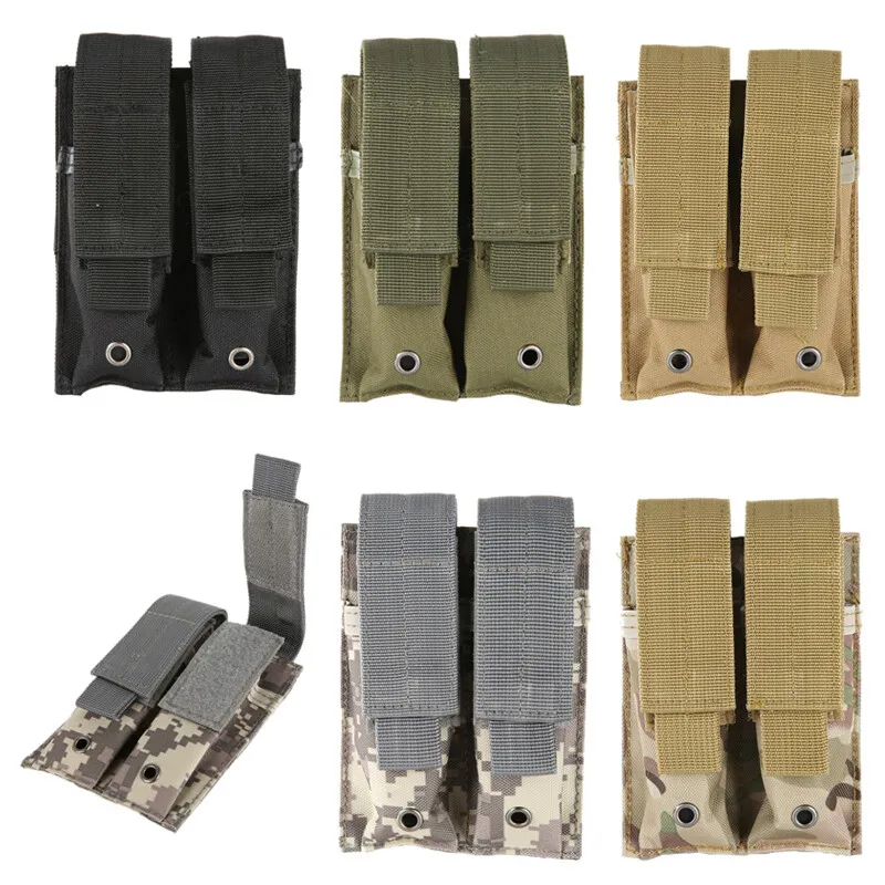 Военный подсумок для журналов с двойным пистолетом Molle, тактический держатель для инструментов EDC