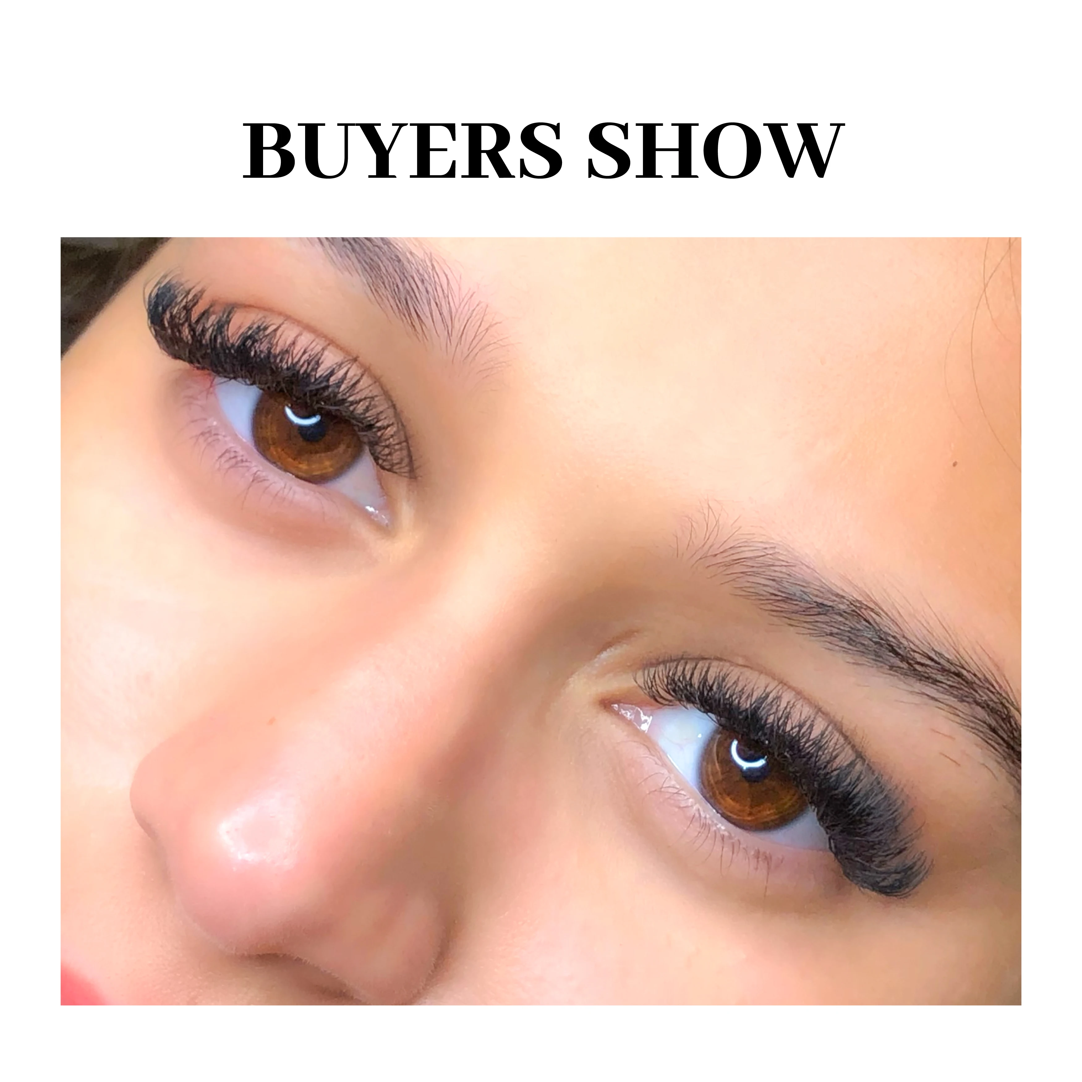 XIUSUZAKI Extensions de cils en forme de W naturel doux 8DW ventilateurs préfabriqués Extension de faux cils individuels maquillage de cils de vison moelleux