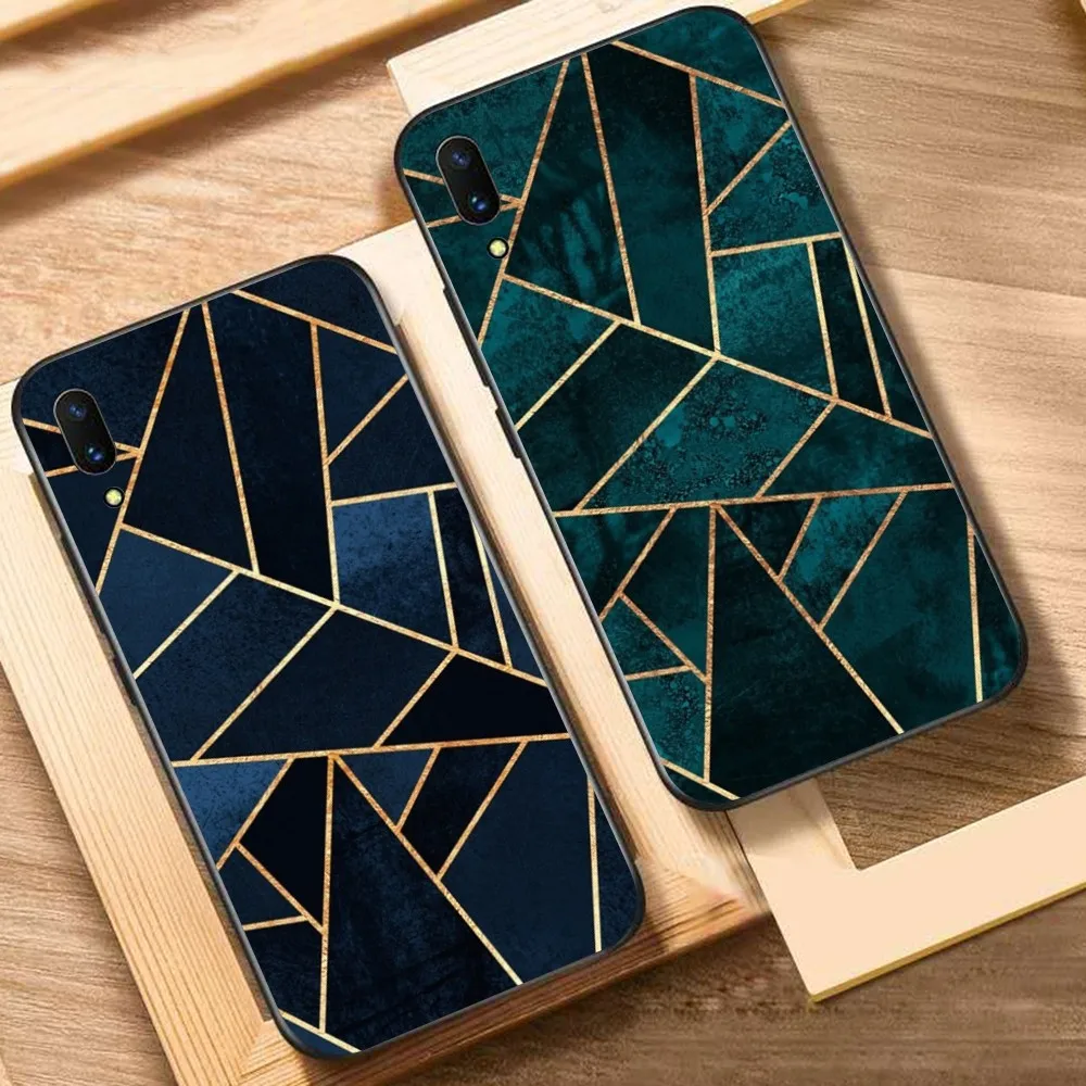 

Irregular Colorful Stone Phone Case For Huawei Y9 6 7 5 Prime Enjoy 7s 7 8 plus 7a 9e 9plus 8E Lite Psmart Shell