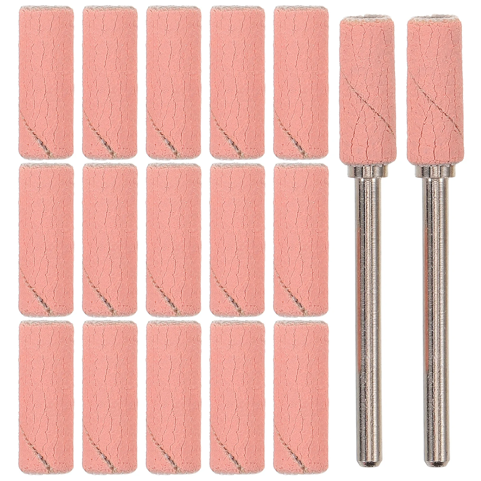 1Set Punte da trapano per unghie 3.1Mm Mini nastri abrasivi per unghie in gel acrilico Grana File Manicure Pedicure Strumenti Levigatrice per unghie Accessori