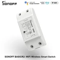 Sonoff Basic R2 Wifi DIY Interruptor Smart Switch Remote Controller Smart Home EWeLink APP Control Work With Alexa Google Home