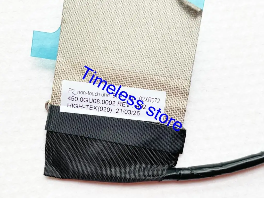 Nieuw voor Thinkpad P1 P2 2019 led lcd lvds-kabel 02XR072 450.0GU08.0002