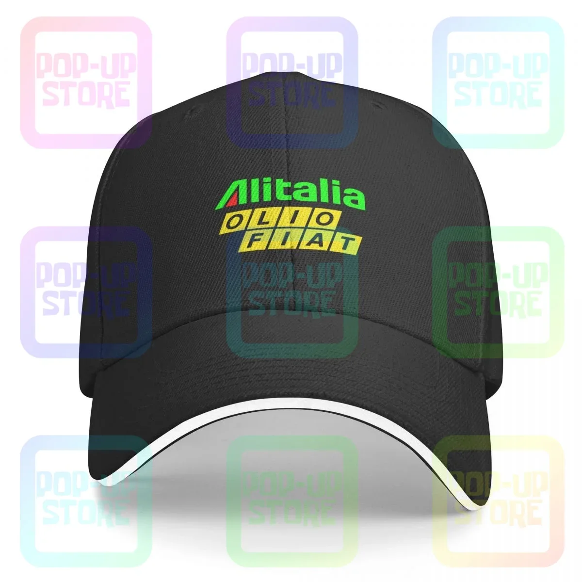 Boné Alitalia Aro Classic, Fiat Rally Racing 131, Abarth, Chapéu do camionista do sanduíche Wrc Ritmo