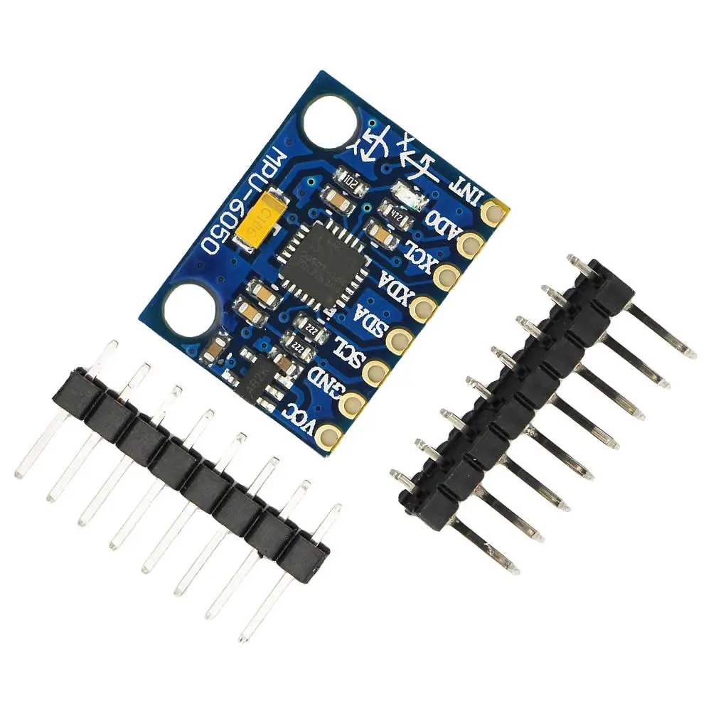 GY-521 MPU-6050 MPU6050 3 Axis Analog Gyroscope Sensors + Accelerometer Module 3V-5V 16 Bit IIC I2C For Arduino Quadcopter Drone