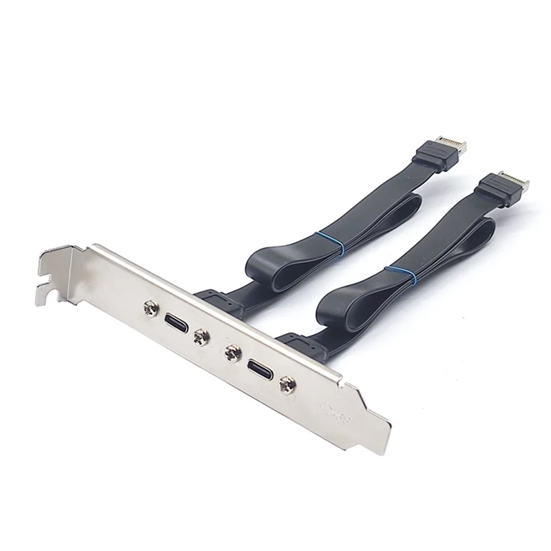 

USB 3.1 Front Panel Header Type E Male To Type C Female Connector Motherboard Expansion Cable Transfer Wiring (50Cm)